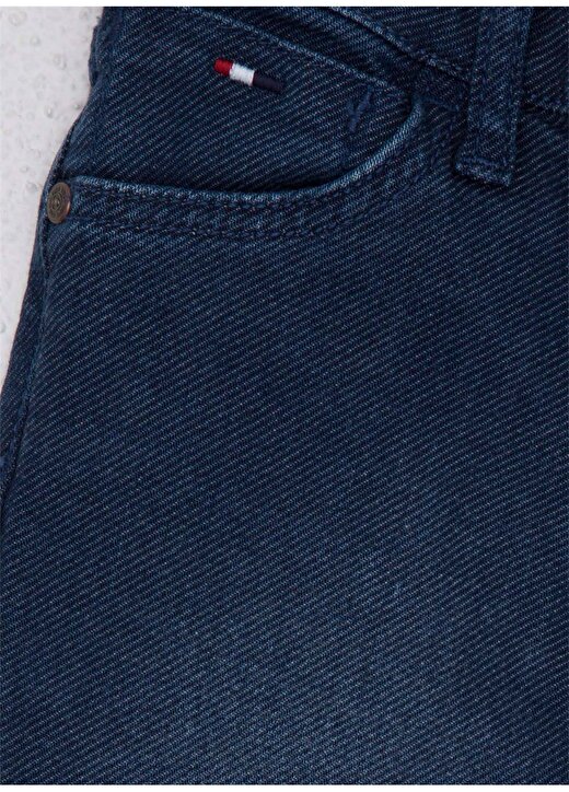 U.S. Polo Assn. Düz Lacivert Erkek Çocuk Denim Pantolon 3