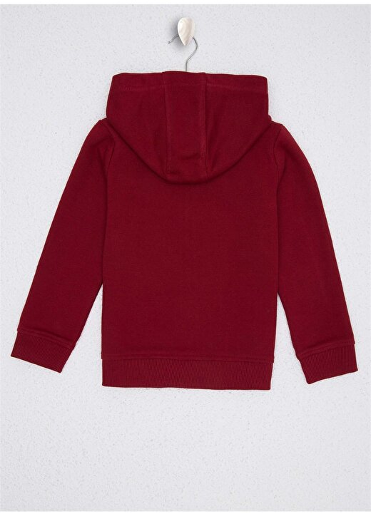 U.S. Polo Assn. Aplikeli Kırmızı Erkek Çocuk Sweatshirt 2
