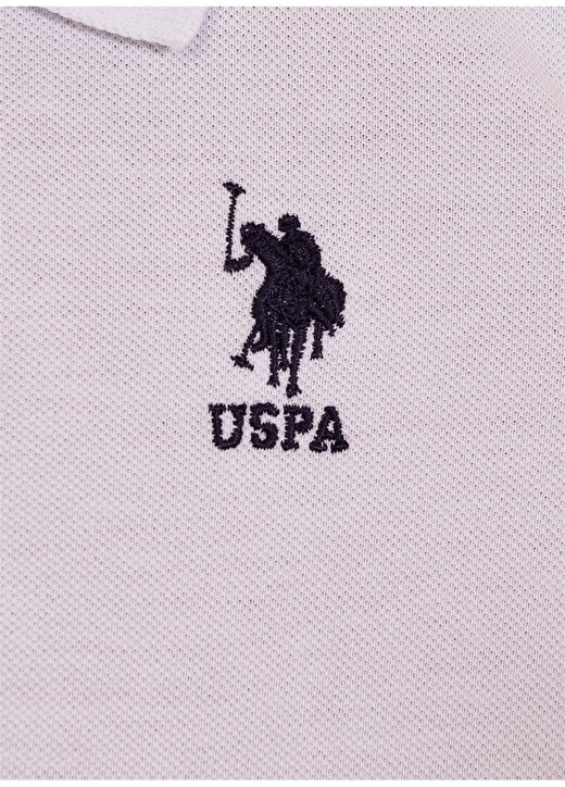 U.S. Polo Assn. Polo Yaka Düz Beyaz Erkek Çocuk Sweatshirt 3