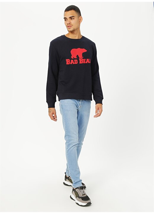 Bad Bear Lacivert Sweatshirt 2