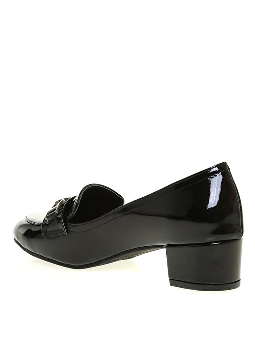 Pierre Cardin Suni Deri Siyah Kadıntopuklu Ayakkabı PC-50676 2