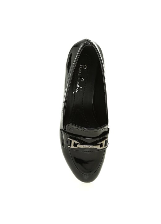 Pierre Cardin Suni Deri Siyah Kadıntopuklu Ayakkabı PC-50676 4