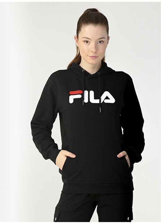 Fila 681090_002 Classic Pure Hoody Siyah Kadın Sweatshırt 3