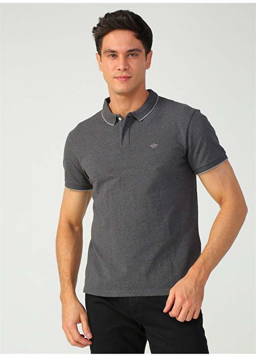 Dockers Erkek Gri Polo Yaka T-Shirt 3