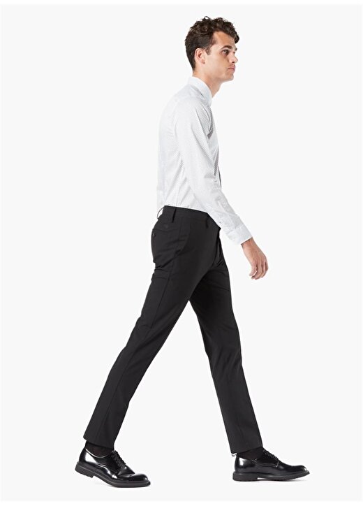 Dockers Orta Bel Dar Kalıp Erkek Siyah Pantolon 2