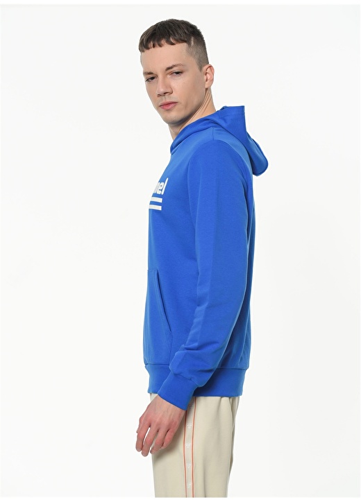 Hummel DARINS HOODIE Mavi Erkek Sweatshirt 920765-7887 4