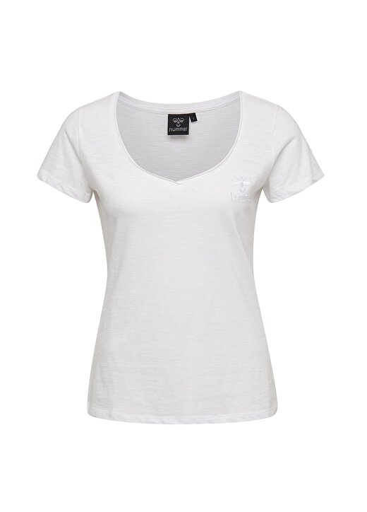 Hummel ALMA T-SHIRT S/S TEE Beyaz Kadın T-Shirt 910953-9001 1