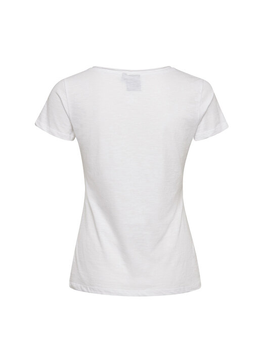 Hummel ALMA T-SHIRT S/S TEE Beyaz Kadın T-Shirt 910953-9001 3