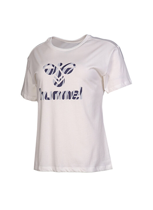 Hummel CALADRIA T-SHIRT S/S TEE Beyaz Kadın T-Shirt 910963-9003 2