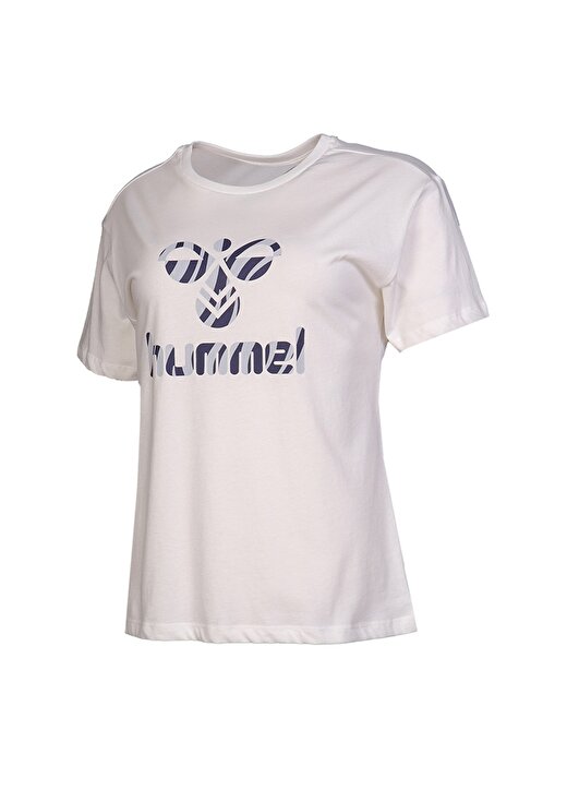 Hummel CALADRIA T-SHIRT S/S TEE Beyaz Kadın T-Shirt 910963-9003 2