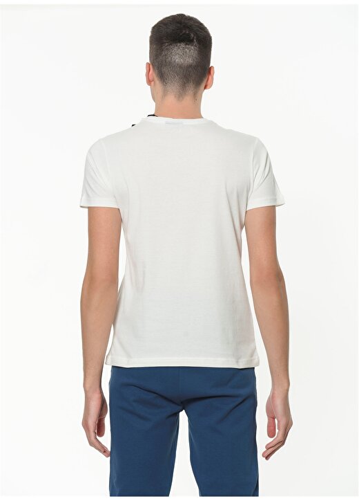 Hummel ABID Beyaz Erkek T-Shirt 910941-9003 3
