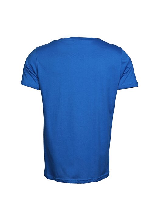 Hummel KIRK Mavi Erkek T-Shirt 910996-7887 3