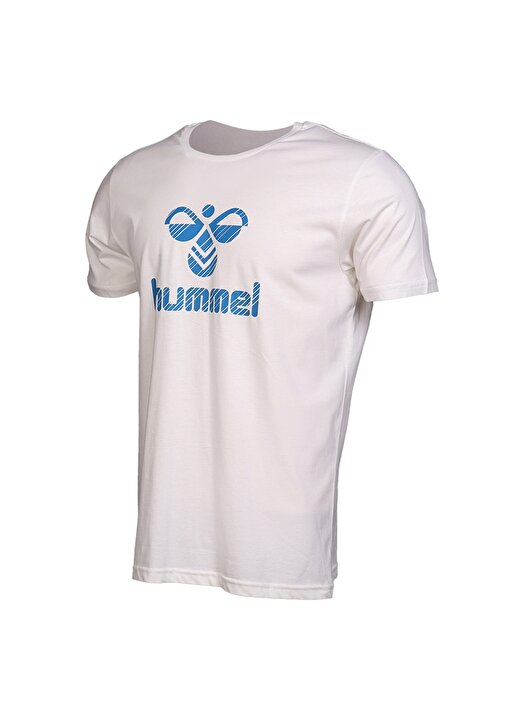 Hummel ROB Beyaz Erkek T-Shirt 911018-9003 2