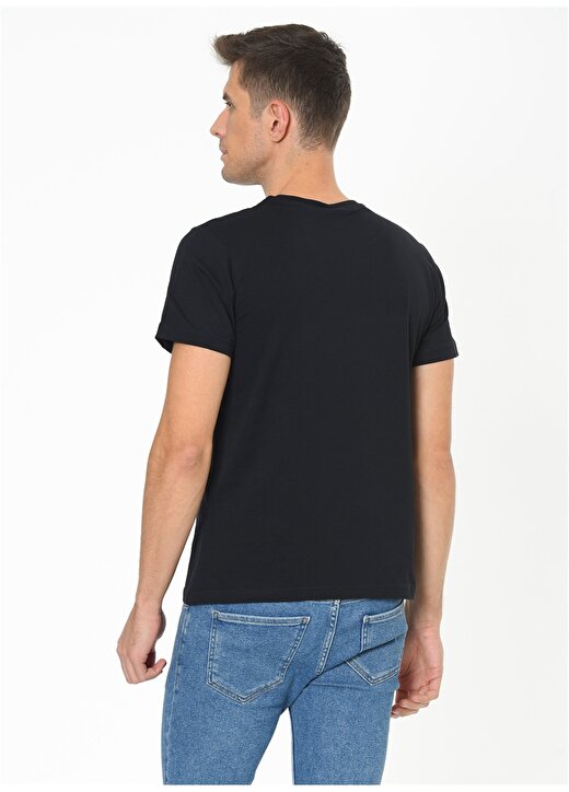 Hummel SALMON Siyah Erkek T-Shirt 911093-2001 3