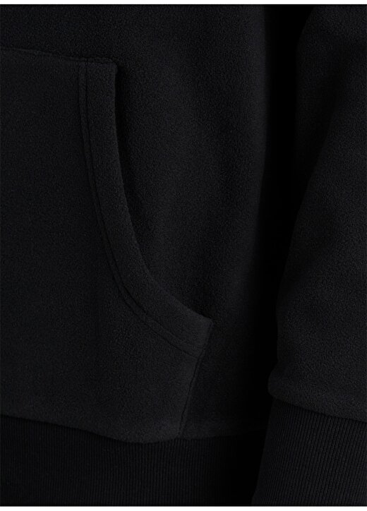 Jack & Jones 12176850_Jorneuby Sweat Hood Kapüşonlu Uzun Kollu Regular Fit Baskılı Siyah Erkek Sweatshirt 2