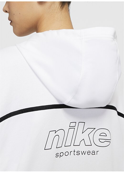 Nike CU6386-100 Beyaz Kadın Zip Ceket 3