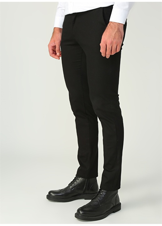 Pierre Cardin Santra Slim Fit Siyah Erkek Pantolon 3