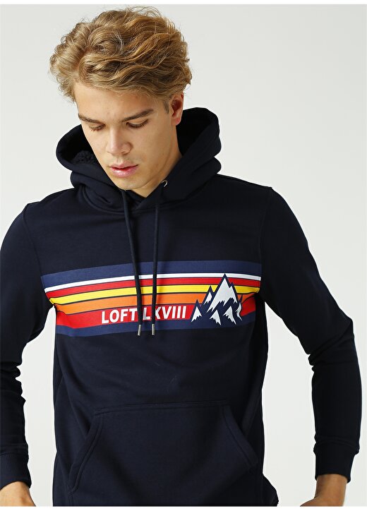 Loft LF 2025183 Lacivert Sweatshirt 3