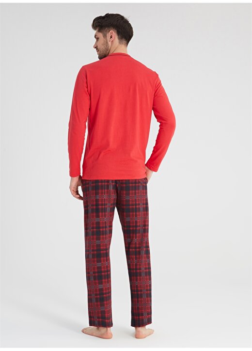 Blackspade 30008 Kırmızı Erkek Pijama Takımı 2