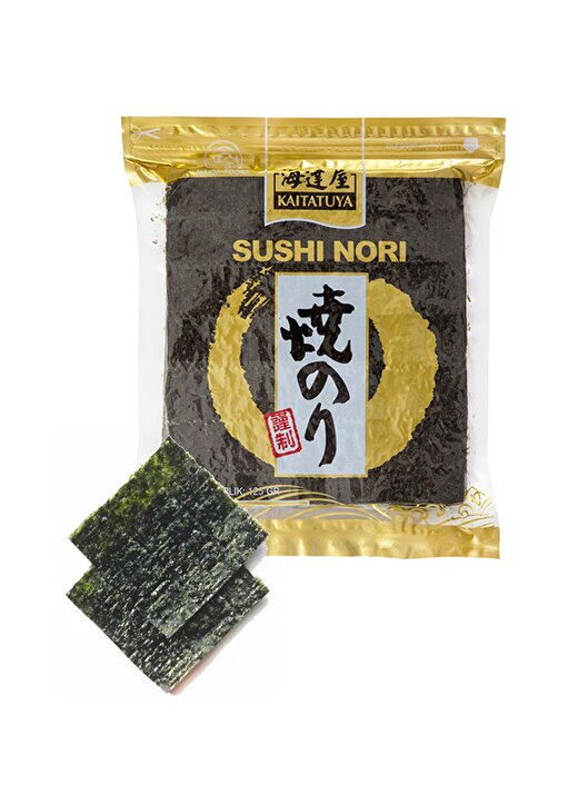 Kaitatuya Sushi Nori (Gold) 50 Adet Yaprak Yosun 1