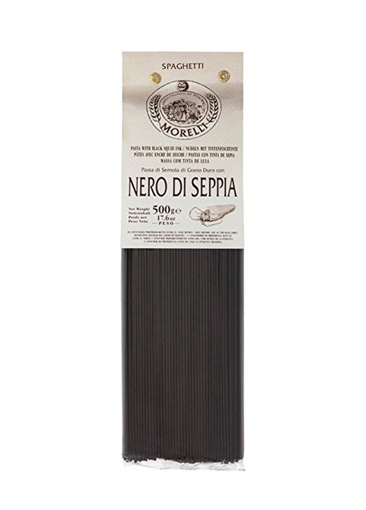 Morelli 500 Gr Siyah Mürekkepli Spaghetti Nero 1