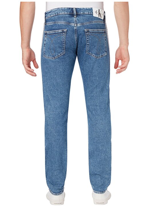 Calvin Klein Jeans Düşük Slim Slim Fit Düz Erkek Denim Pantolon J30J316018-1A4 CKJ 026 SLIM 3
