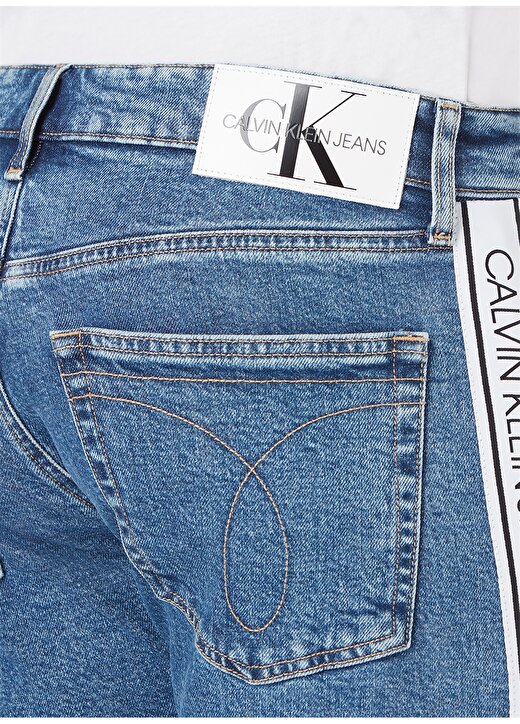 Calvin Klein Jeans Düşük Slim Slim Fit Düz Erkek Denim Pantolon J30J316018-1A4 CKJ 026 SLIM 4