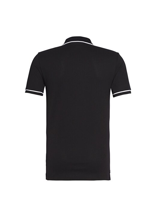 Calvin Klein Jeans Polo Dar Düz Erkek Siyah Polo T-Shirt J30J315603-BAE TIPPING SLIM POLO 2