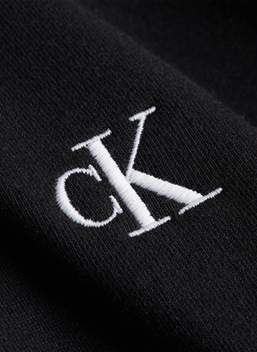 Calvin Klein Jeans Kapüşon Regular Fit Düz Erkek Siyah Sweatshirt J30J315713-BAE CK ESSENTIAL REGULAR 3