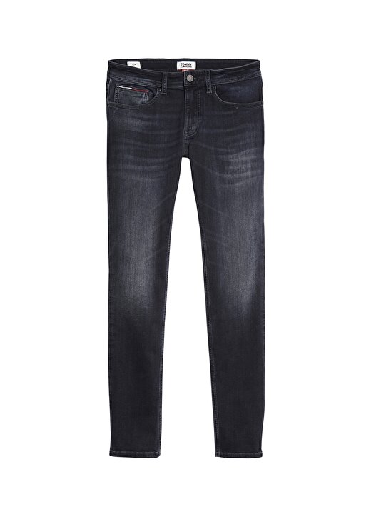 Tommy Jeans Slim Fit Renksiz Denim Pantolon 1