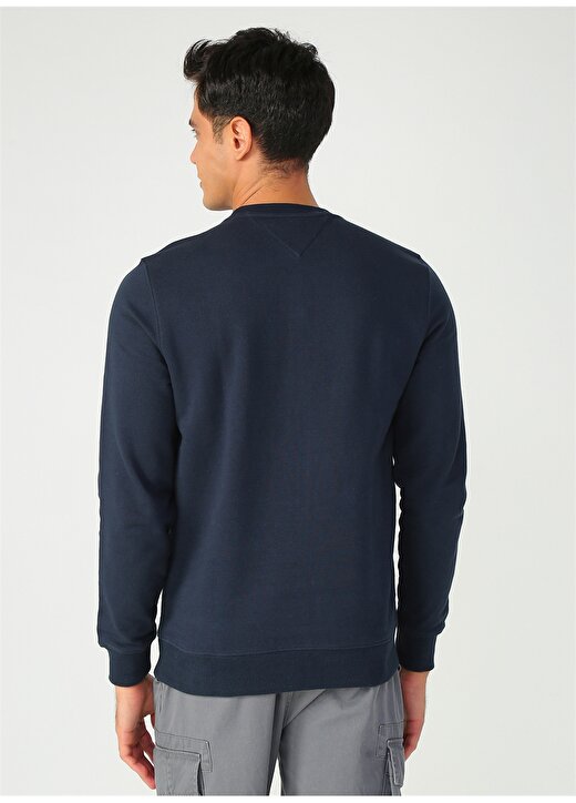 Tommy Jeans Regular Fit Lacivert Sweatshirt 4