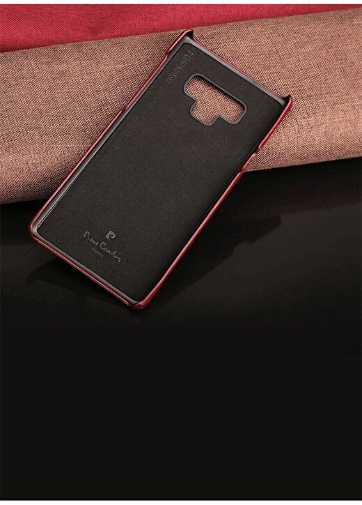 Pierre Cardin PCS-S05 Galaxy Note 9 Bordo Klasik Deri Arka Kapak Telefon Aksesuarı 3