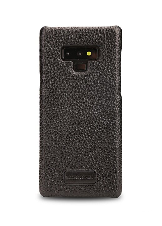 Pierre Cardin PCS-S05 Galaxy Note 9 Siyah Klasik Deri Arka Kapak Telefon Aksesuarı 1