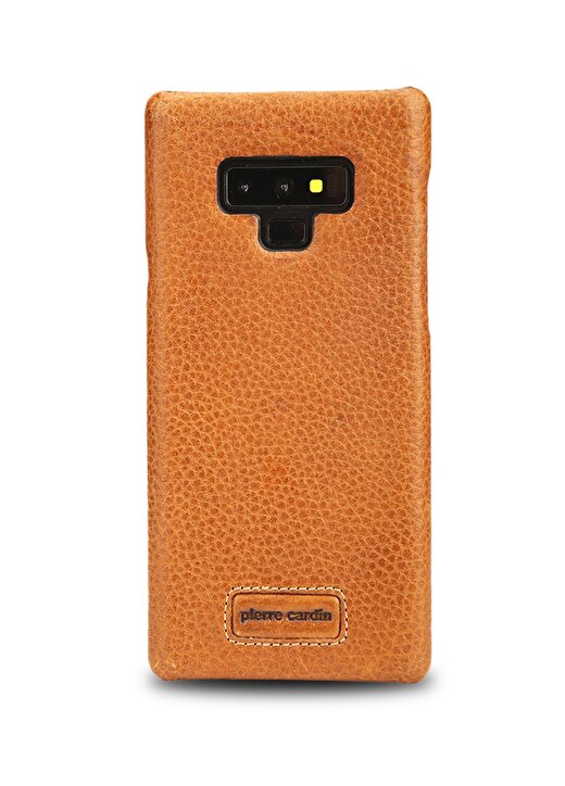 Pierre Cardin PCS-S05 Galaxy Note 9 Taba Klasik Deri Arka Kapak Telefon Aksesuarı 1