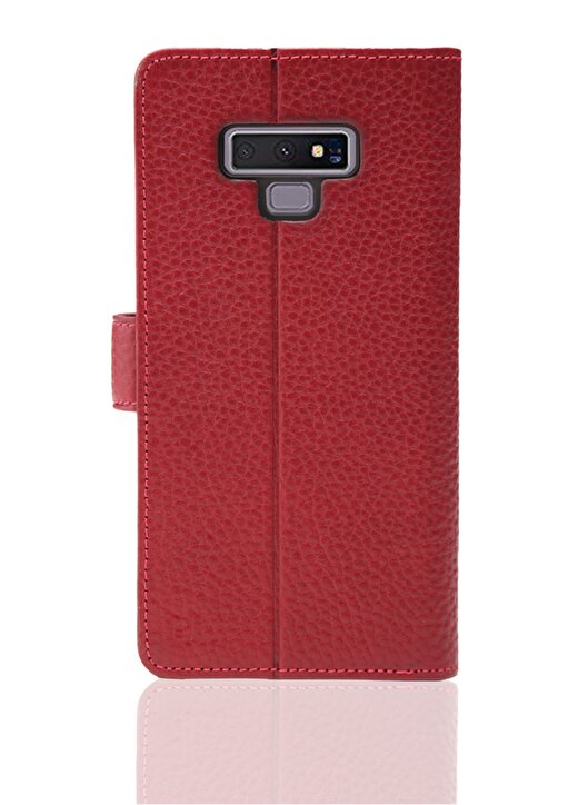 Pierre Cardin PCS-P08 Galaxy Note 9 Bordo Deri Kapaklı Kılıf Telefon Aksesuarı 2