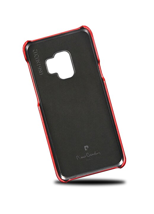 Pierre Cardin PCL-P03 Galaxy S9 Bordo Klasik Deri Arka Kapak Telefon Aksesuarı 2