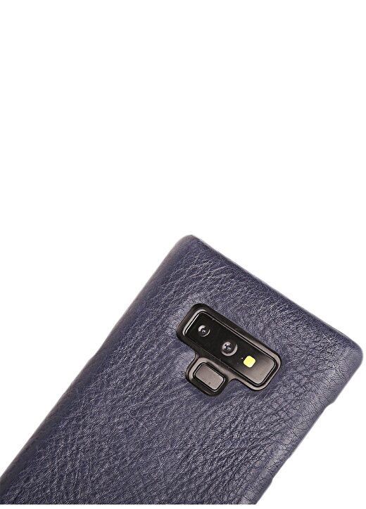 Pierre Cardin PCS-S05 Galaxy Note 9 Lacivert Klasik Deri Arka Kapak Telefon Aksesuarı 2
