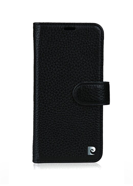 Pierre Cardin PCS-P08 Galaxy Note 9 Siyah Deri Kapaklı Kılıf Telefon Aksesuarı 1