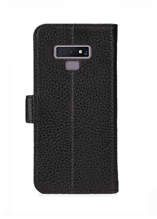 Pierre Cardin PCS-P08 Galaxy Note 9 Siyah Deri Kapaklı Kılıf Telefon Aksesuarı 2