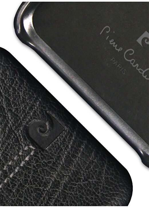 Pierre Cardin PCL-P03 Galaxy S9 Siyah Klasik Deri Arka Kapak Telefon Aksesuarı 3