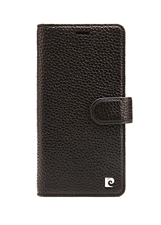 Pierre Cardin PCS-P08 Iphone XS Max (6.5) Siyah Deri Kapaklı Kılıf Telefon Aksesuarı 1