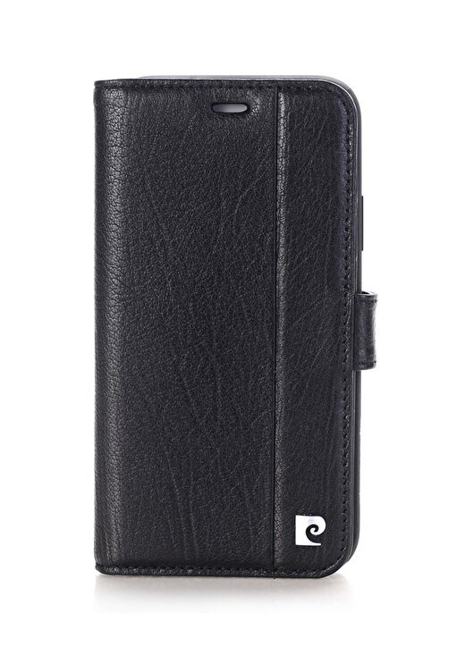 Pierre Cardin PCL-P05 Iphone X - XS (5.8) Siyah Deri Kapaklı Kılıf Telefon Aksesuarı 1