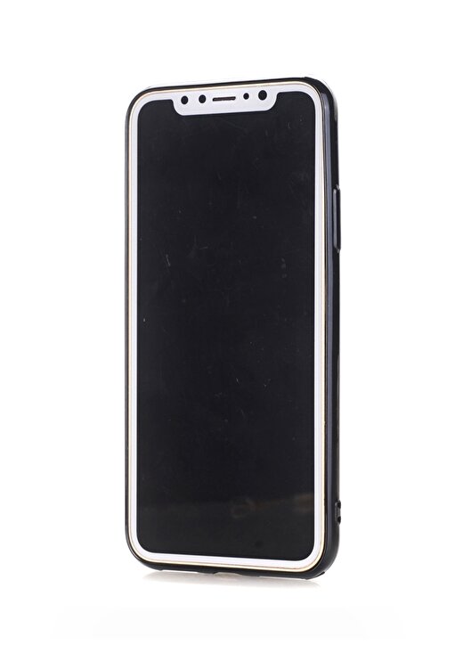 Pierre Cardin PCL-P11 Iphone X - XS (5.8) Siyah Deri Kartlık Standlı Arka Kapak Telefon Aksesuarı 2