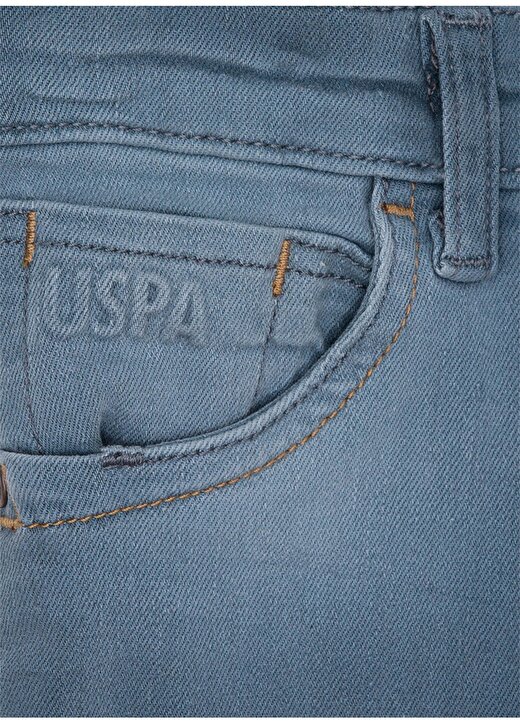 U.S. Polo Assn. Slim Fit Gri Erkek Çocuk Denim Pantolon 1034381 3