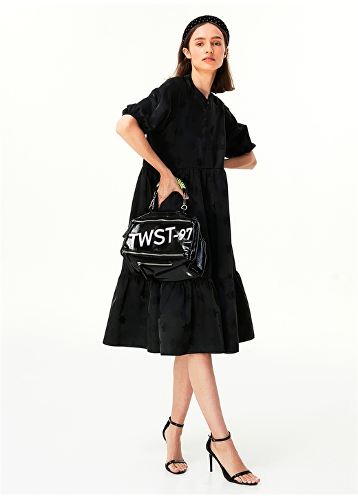 Twist Siyah Elbise 1