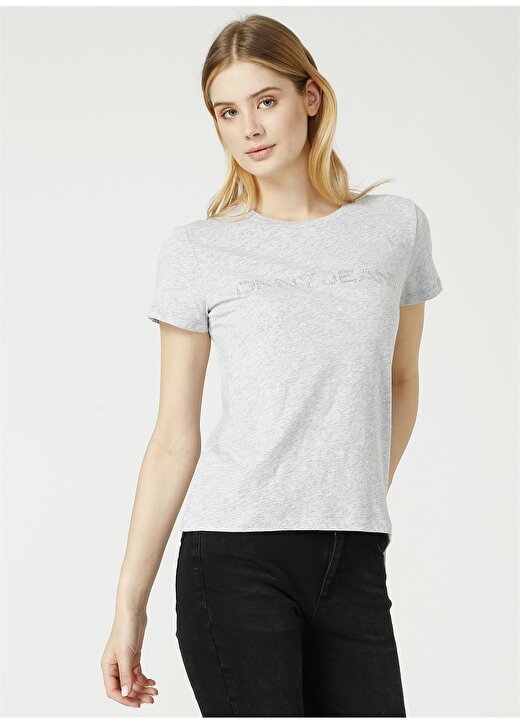 DKNY Jeans Logolu Kısa Kollu T-Shirt 3