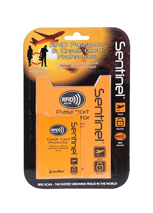Summit Sentinel RFID Engelleyici Kredi Kartı Ve Pasaport Kılıfı 2