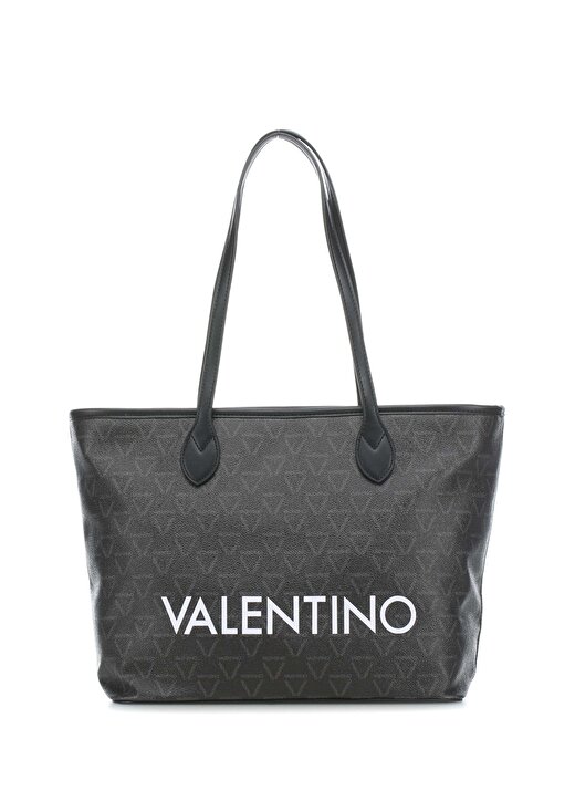 Mario Valentino 39 X 29 X 15 Siyah Kadın Shopper Çanta VBS3KG01 1