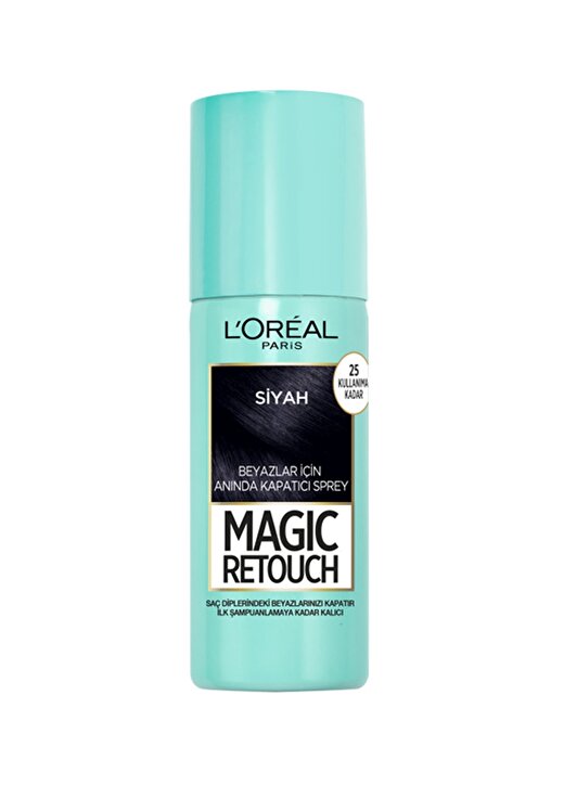 L''oréal Paris Magic Retouch Beyaz Dipleri Kapatıcı Sprey - Siyah 3