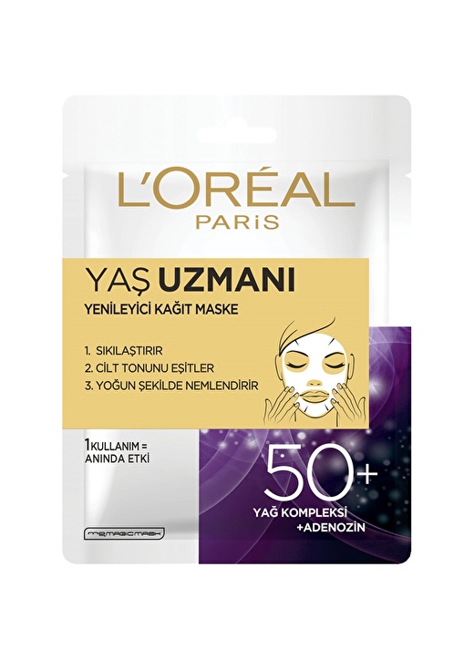 L'oréal Paris Yaş Uzmanı Yenileyici Kağıt Maske 50+ 1